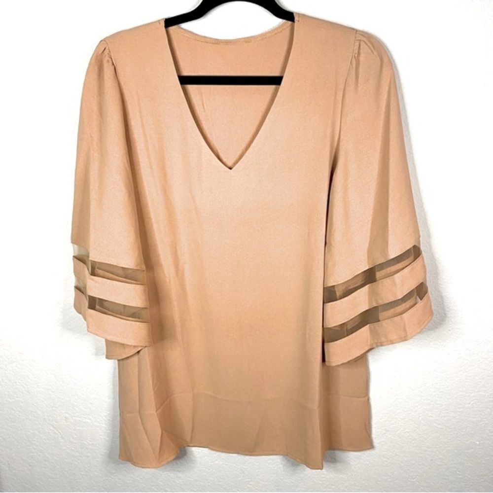 Tunic NWOT Beige Top Sz M